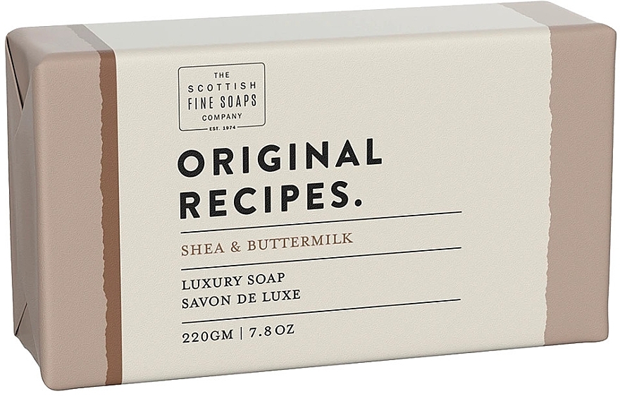 Shea & Buttermilk Soap - Scottish Fine Soaps Original Recipes Shea & Buttermilk Luxury Soap Bar — photo N8