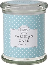 Fragrances, Perfumes, Cosmetics Scented Candle in Glass Jar - The Country Candle Company Polkadot Parisian Cafe Candle