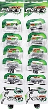 Fragrances, Perfumes, Cosmetics Men Razor "Flex 3 Sensitive", 10 pcs - Bic