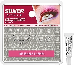 Natural False Lashes, FR 160 - Silver Style Eyelashes — photo N1