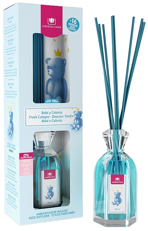 Reed Diffuser "Fresh Cologne" - Cristalinas Reed Diffuser — photo N15