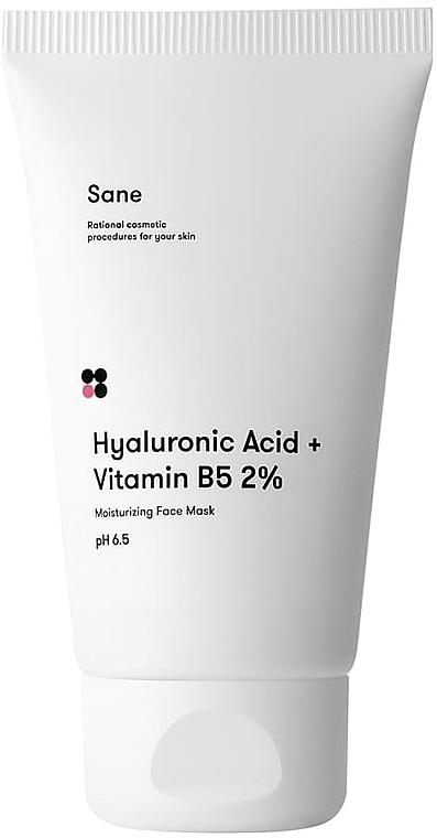 Hyaluronic Acid Face Mask - Sane Hyaluronic Acid + Vitamin B5 Moisturizing Face Mask — photo N12