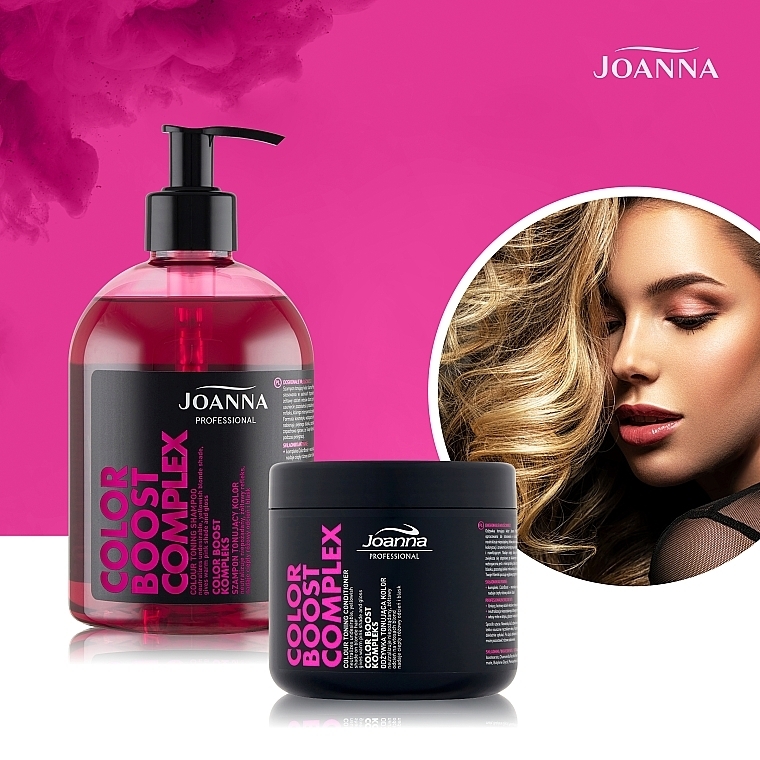 Toning Hair Shampoo - Joanna Professional Color Boost Complex Shampoo Toning Color — photo N6