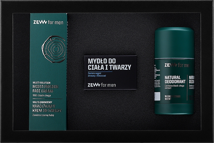 Set - Zew For Men (cr/80ml + soap + deo) — photo N1