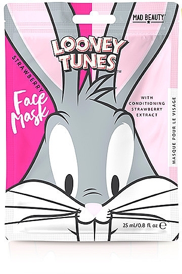 Sheet Mask with Fresia Scent - Mad Beauty Looney Tunes Mascarilla Facial Bugs Bunny — photo N5