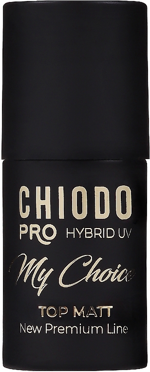 Matte Hybrid Top Coat - Chiodo Pro Hybrid UV Top Matt My Choice — photo N1