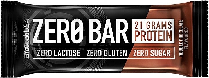 Protein Bar "Double Chocolate" - BiotechUSA Zero Bar Double Chocolate Flavoured — photo N1