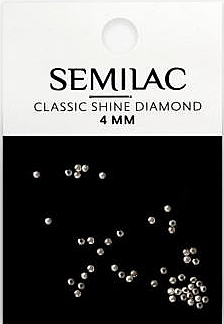 Nail Crystals, 4 mm - Semilac Classic Shine Diamond — photo N4