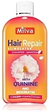 Fragrances, Perfumes, Cosmetics Stimulating Shampoo for Thin & Damaged Hair - Milva Quinine Hair Repair Shampoo