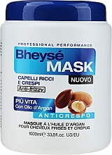 Fragrances, Perfumes, Cosmetics Argan Oil Mask for Wavy Hair - Renee Blanche Bheyse Maschera Capelli Ricci e Crespi