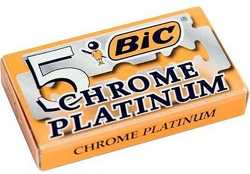 Razor Blade Set, 5 pcs - Bic Chrome Platinum — photo N1