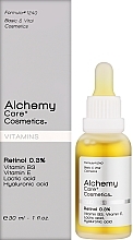 Retinol Face Serum - Alchemy Care Cosmetics Retinol 0,3% — photo N2