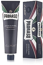 Aloe & Vitamin E Shaving Cream - Proraso Blue Line Shaving Cream Super Formula — photo N3