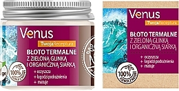 Fragrances, Perfumes, Cosmetics Thermal Mud with Green Clay & Organic Sulfur - Venus Nature Your Recipe Thermal Mud With Green Clay And Organic Sulfur