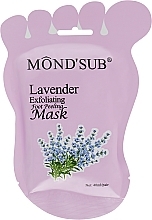 Exfoliating Foot Peeling Mask with Lavender Extract - Mond'Sub Lavender Exfoliating Foot Peeling Mask — photo N1