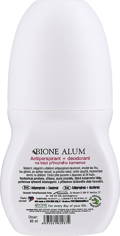 Women Antiperspirant - Bione Cosmetics Antiperspirant + Deodorant Pink — photo N8