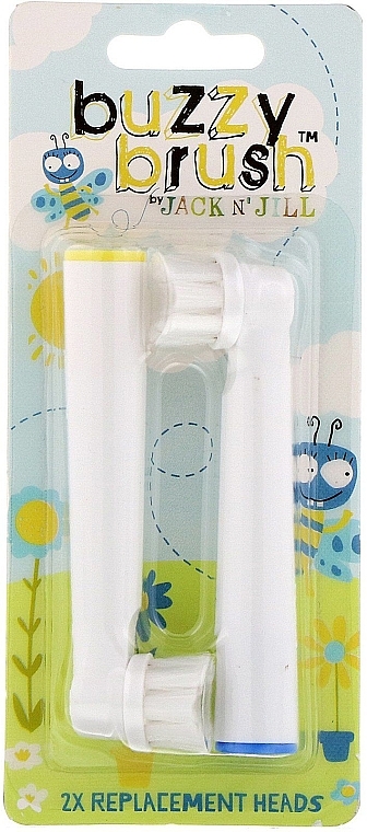 Buzzy Brush Electric Toothbrush Head, 2 pcs - Jack N' Jill Buzzy Brush — photo N1