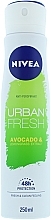 Fragrances, Perfumes, Cosmetics Antiperspirant Deodorant Spray - Nivea Urban Fresh Avocado And Lemongrass Anti-Perspirant Spray