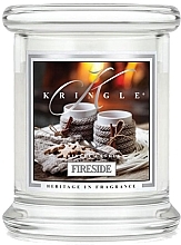 Fragrances, Perfumes, Cosmetics Scented Candle in Glass - Kringle Candle Fireside