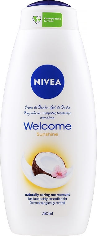 Bath Gel Foam ‘Coconut and Almond’ - NIVEA Welcome Sunshine Body Wash — photo N18