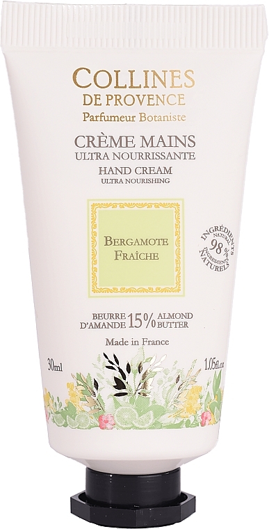 Collines de Provence Fresh Bergamot - Hand Cream — photo N2