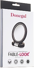 Round Double-Sided Stand Mirror, 12 cm, 9504, grey - Donegal Mirror — photo N2