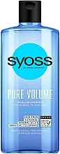 Fragrances, Perfumes, Cosmetics Micellar Shampoo for Normal & Thin Hair - Syoss Pure Volume Micellar Shampoo