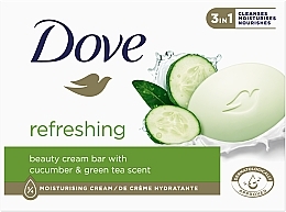 Cream Soap - Dove Cucumber & Green Tea Bar — photo N1