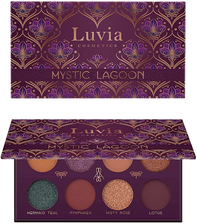 Eyeshadow Palette - Luvia Cosmetics Mystic Lagoon Eyeshadow Palette — photo N1