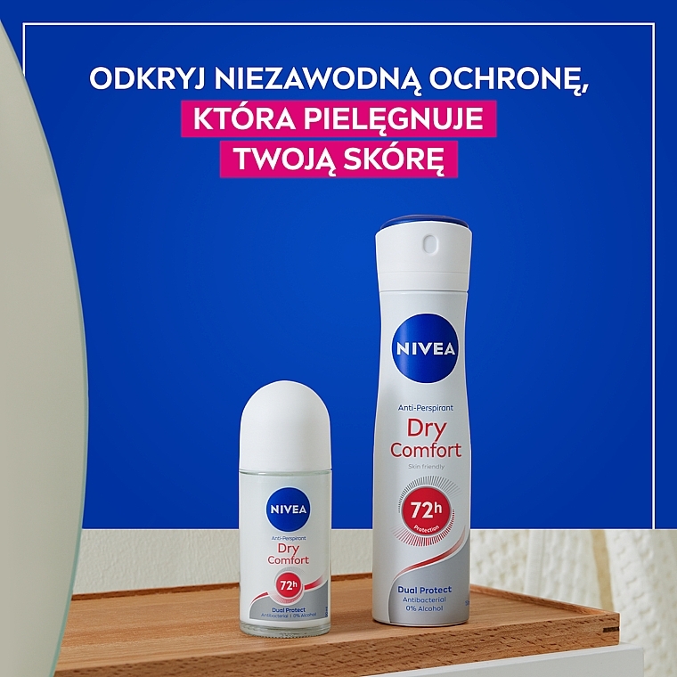 72H Protection & Comfort Roll-On Deodorant - Nivea Deodorant Dry Comfort Roll-On — photo N8