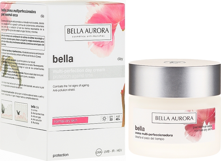 Cream for Dry and Normal Skin - Bella Aurora Multi-Perfection Day Cream Dry Skin — photo N8
