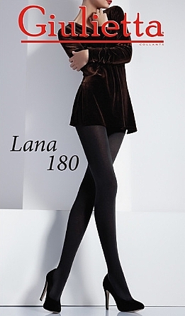 Tights "Lana" 180 Den, nero - Giulietta — photo N1