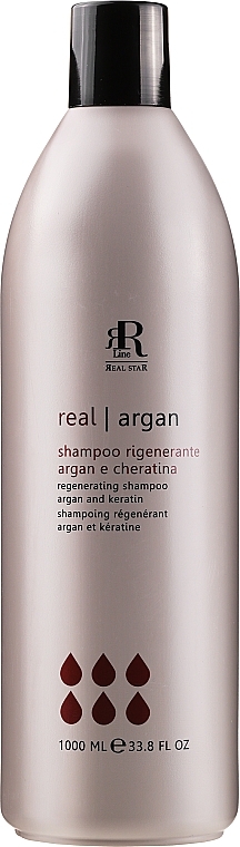 Restructuring Shampoo with Argan Oil & Keratin - RR Line Argan Star Shampoo — photo N1