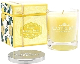 Fragrances, Perfumes, Cosmetics Scented Candle - Castelbel Lemon & Sage Candle