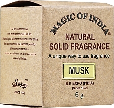 Natural Solid Fragrance "Musk" - Shamasa — photo N1