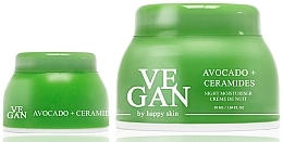 Fragrances, Perfumes, Cosmetics Set - Vegan By Happy Skin Ultimate Avocado + Ceramides Set (f/cr/50ml + eye/cr/10ml)