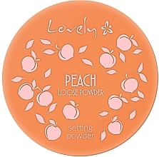 Transparent Face Powder - Lovely Peach Loose Powder Setting Powder — photo N3