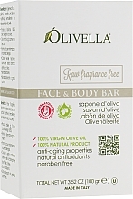 Olive Oil Face & Body Soap, fragrance-free - Olivella Face & Body Soap Olive — photo N1