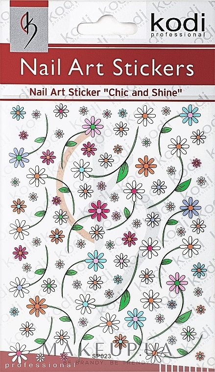 Nail Art Stickers - Kodi Professional Nail Art Stickers SP023 — photo N1