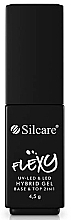 Base & Top Coat - Silcare Flexy Base & Top 2in1 Hybrid Gel — photo N2