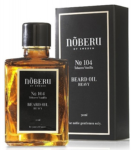 Heavy Beard Oil - Noberu Of Sweden №104 Tobacco Vanilla Heavy Beard Oil — photo N5