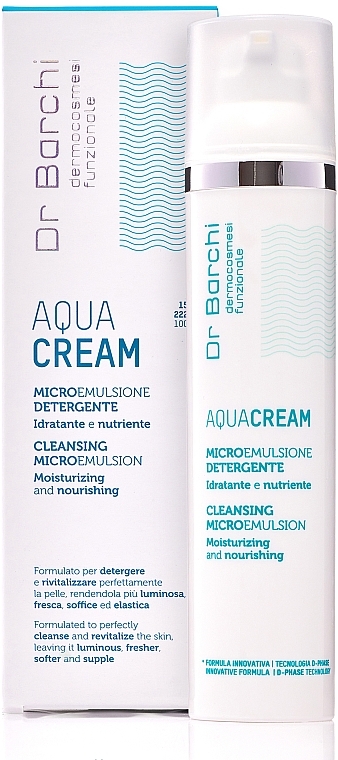 Face, Neck & Decollete Cleansing Microemulsion - Dr Barchi Aqua Cream Cleansing Microemulsion — photo N5