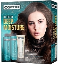 Fragrances, Perfumes, Cosmetics Set - Osmo Deep Moisture (shmp/400 ml + mask250 ml + cond/250 ml) (400 ml)