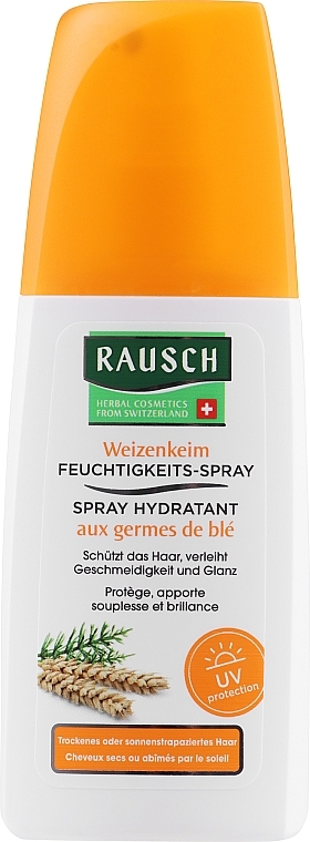 Spray Conditioner for Dry Hair - Rausch Wheatgerm Moisturizing Spray Conditioner — photo N3