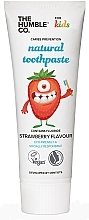 Kids Natural Toothpaste "Strawberry Taste" - The Humble Co. Natural Toothpaste Kids Strawberry Flavor — photo N9