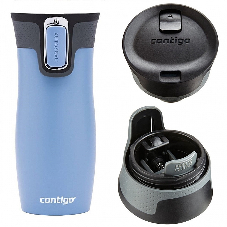 Thermal Mug, 470 ml - Contigo Thermal Mug West Loop Earl Grey — photo N8