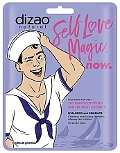 Fragrances, Perfumes, Cosmetics Hyaluronic Acid and Sea Salt Men Face Mask - Dizao Hyaluron And Sea Salts