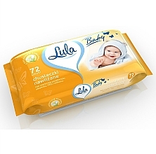 Baby Wet Wipes with Chamomile, 72 pcs - LULA Baby — photo N6