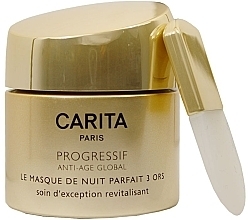 Fragrances, Perfumes, Cosmetics Night Face Mask "3 Golds" - Carita Progressif Anti-Age Global Le Masque De Nuit