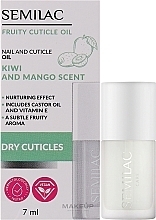 Kiwi & Mango Cuticle Oil - Semilac Fruity Cuticle Oil Kiwi & Mango Scent — photo N2